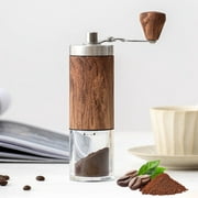 Gowinsee Manual Coffee Grinder, Stainless Steel Coffee Grinder with Folding Handle, for Espresso to French Press at Home, in The Office, or for Travelling