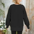 thumbnail image 5 of Sweatshirts Girls Long Sleeve Black Sweatshirts Crewneck Loose Fit Pullover Tops Fall Clothes Sweatshirt for Girls 5-6 Years Boys Girls Fashion, 5 of 5