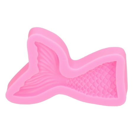 

Chocolate Mould Pink Fondant Chocolate Mould Fishtail Shaped Baking Tool Baking Dessert Mould For Sugar Crafts For Ultra-light Ceramic Clay Molds Large 11x8x2cm