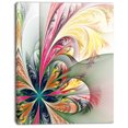 thumbnail image 2 of Traçage Fractal Multicolore - Impression sur Toile Florale, 2 of 4