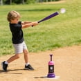 thumbnail image 3 of YWIYIUD 1 Set Practical and Durable Baseball Batting Set Includes 22.05x47.24inch Adjustable Tee BallStand Automatic BallLauncher and Baseball Suitable for Teens Birthday and Sports Gifts, 3 of 4