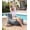 Grey, variant on Outdoor Bean Bag Chair Lounger - Small Beanbag Floor Sofa with Shredded Filling, Splash-Proof Detachable Zipper Cover for Patio Poolside Area Relaxing, Gray