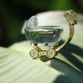 thumbnail image 1 of Estatua decorativa de cochecito de cristal, cochecito de bebé de cristal, 1 of 7