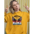 thumbnail image 2 of American Mama Oldschool Hoodie Women -Image by Shutterstock, Female 4X-Large, 2 of 4