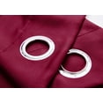 thumbnail image 4 of Linen and Sheets Burgundy Thermal Blackout Grommet Curtains, 54” x 84” (2 Panels), 4 of 5