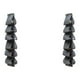 thumbnail image 2 of Wosthever Estante de almacenamiento de zapatos sobre la puerta para el hogar, 12 bolsillos colgantes, zapatos de tacón alto, bolsa de soporte Type1 NO1, 2 of 6
