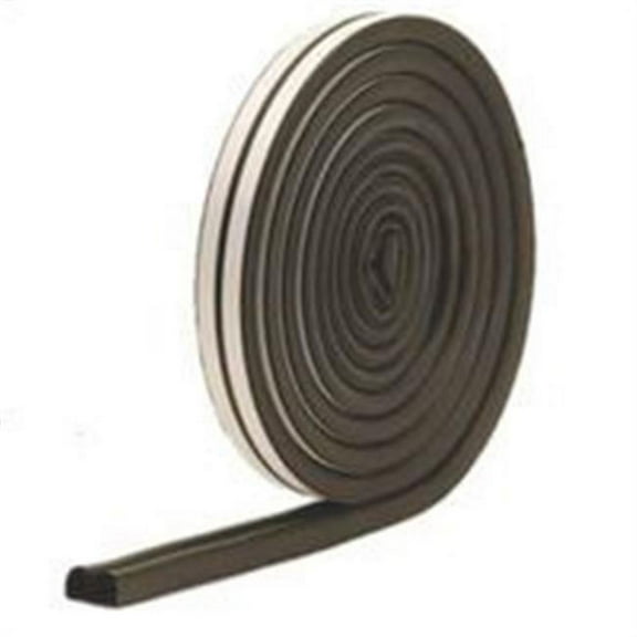 M-D Building Products 1025 M-D 0 D-Profile Weather-Strip Tape, 17 Ft L X 23/64 in W 5/16 in T, Epdm Rubber, Black