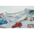 thumbnail image 3 of POPTEM Toddler Pajamas Boy Car Pjs Short Sleeve Cotton Sleepwear Sets 2-Pieces Grey 3T, 3 of 7