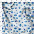 thumbnail image 3 of Soimoi Florals Printed, Polyester Fleece, Fabric by The Yard Sewing DIY Stretch Fabric 56 Inches Wide, WarmFabric for Hats, Coats, Gloves, Blankets, White, 3 of 6