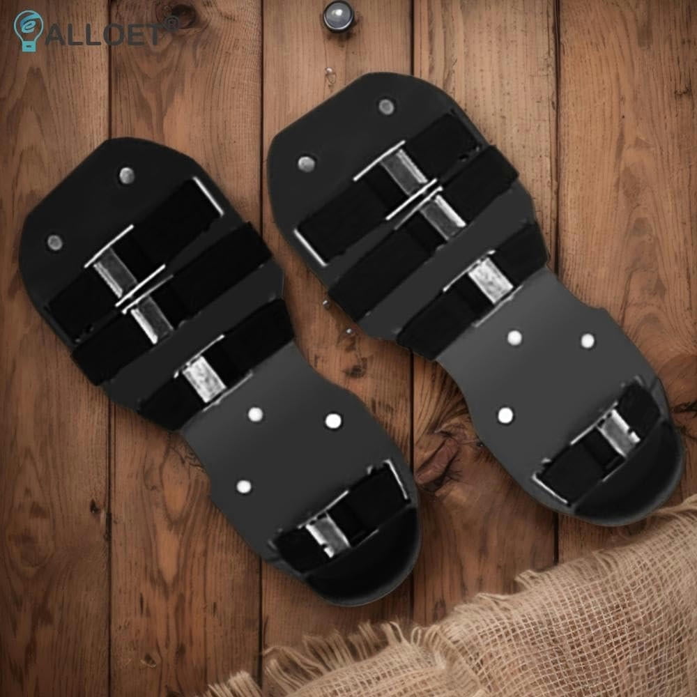 Lawn Aerator Shoes 1 Pair Yard Grass Cultivator Shoes Adjustable Belt Spikes Nail Aerators Gardening Soil Lawn Aerator Yard Lawn Tool(Green)