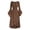 Brown, variant on Halloween Dresses For Women Medieval Victorian Court Gothic Vintage Dress One Shoulder Bell Sleeve Waist Tying Gown Halloween Costumes S