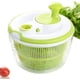 thumbnail image 1 of Secador de lechuga y lavadora de vegetales manual sin BPA para ensalada grande con diseño de secado rápido, drenaje de lechuga y vegetales con facilidad, incluido Clear P, 1 of 5