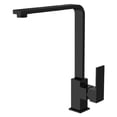 thumbnail image 1 of Llave Monomando Fregadero O Tarja Cocina Rubinett  Laton Solido Negro Mate en L Super Lujo, 1 of 4