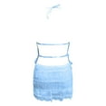 thumbnail image 4 of SHIXIAOO Ensemble Jupe pour Femmes Robe Décontractée Sans Manches avec Mini Jupe Tenue pour Usage Quotidien et Loisirs Ensemble Polyvalent 2 Pcs Shorts de Bain Grande Taille Jupe de Costume d'Affaires pour Femmes Filles Longues, 4 of 5