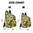 thumbnail image 2 of FORMRS Mini Backpack Purse for Women Quilted Travel Daypack Casual Shoulder Bag, Yellow Flowers, 2 of 7