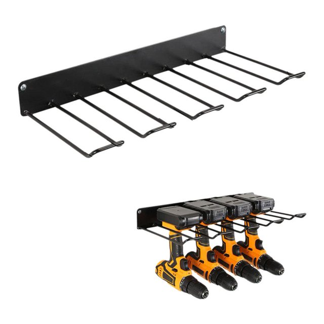 Organisateur d'Outils Électriques Robuste Support de Perceuse Montage Mural Rangement d'Outils Électriques I8E4