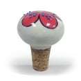 thumbnail image 3 of Red Poppy Ceramic Bottle Stopper, 3 of 4
