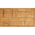 thumbnail image 2 of Outdoor Dining Table 59” Rectangular Acacia Wood Table with Teak Finish, Slatted Panel Top, Durable Hardox for Patio & Garden, 2 of 7