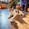 thumbnail image 4 of SugarBloom Halloween Catnip Plush Toys for Cats - Soft & Safe Interactive Cat Toys, Perfect for Indoor Play, Exercise & Boredom Relief,white, 4 of 5