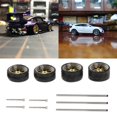 thumbnail image 3 of figatia 1:64 Scale 11mm Wheel Rubber Tires for Cars Vehicles Parts B2, 3 of 9