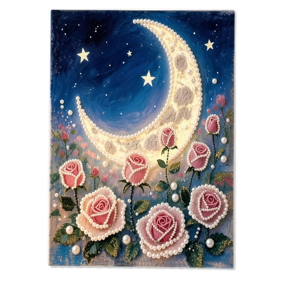 Pearl Art DIY Kit, Self Adhesive Pearl Painting Set, DIY Wall Decor Craft Supplies, Creative Home Decoration Gift Project