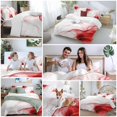 thumbnail image 5 of Queen 4 Piece Bedding Set Modern Abstract Red Marble Soft Breathable Duvet Cover and Pillowcase,Gold Water Ripple Duvet Cover Set Washable Bed Sheets for Bedroom Dormitory Guest Room, 5 of 9