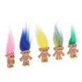thumbnail image 4 of 10Pcs Troll Dolls Lucky Dolls Dollhouse Niños Aficionados Muñeca Coleccionable SM SunniMix Muñecas Troll Vintage, 4 of 8