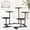 A-5 Candles, variant on Iron Candle Holder Fireplace: 3 Arms Metal Candelabra Centerpiece Decor - Candle Holder Stand for Candelabra Pillar Candles