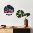 thumbnail image 4 of Merry Christmas Red Truck and Tree DIY Stamped Cross Stitch Kits Easy for Beginners with Hoop 11CT Counted Embroidery Needlepoint Crafts Arts for Handmade Enthusiasts and Home Decor 30x30cm(20), 4 of 8