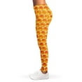 thumbnail image 3 of Honey Bee Hive Print Leggings, Bee Sexy Yoga Leggings For Women., 3 of 5