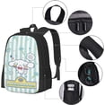 thumbnail image 4 of Cinnamoroll Cute Backpack Lightweight Large Capacity Laptop Backpack Canvas Backpack For Hiking Work Kawaii Fans Gift, 4 of 5