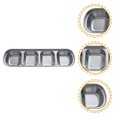 thumbnail image 3 of Miangastore Divided Serving Dish Stainless Steel 1Pack 10.4X3.1X1.0In, 3 of 8