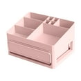 thumbnail image 2 of Multi Functional Desktop Organizer Drawer, Student Stationery Organizer, Plastic Storage Box, for Makeup and Jewelry Storage, for Office and School Supplies, Pink, by FAJHHA, 2 of 7