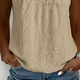 thumbnail image 7 of Blouses for Women Summer Tops 2026 Trendy Tank Tops Scoop Neck Sleeveless Cotton Linen Tops Clothes Spring Outfits, 7 of 7