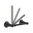 thumbnail image 3 of Delta Lorna Wall Mounted Pivot Arm Toilet Paper Holder Bath Hardware Accessory in Matte Black, 3 of 8