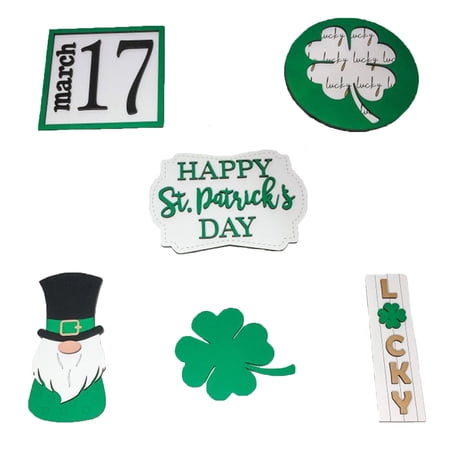 Complete Ornament Set Tiered Room House Decoration Rustic For Home St. Day Patrick s Items Decorations Table Tray Decoration Crafts Garden Statues And Figurines Outdoors