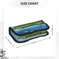 thumbnail image 3 of Fotbe Island And Coral Reef Pattern Pencil Case,Canvas Pen Case, Multi- Slot Pencil Pouch, Portable Pencil Bag, Pen Case for& Office, Makeup Bag ,Zipper Pouch, 3 of 6