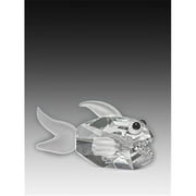 Asfour Crystal 952-3 3.54 L x 2.04 H in. Crystal Fish Sea Figurines