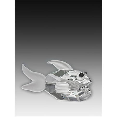 Asfour Crystal 952-3 3.54 L x 2.04 H in. Crystal Fish Sea Figurines