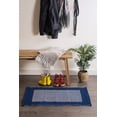 thumbnail image 2 of DII Navy Bordered With Small Diamonds Rug 50x80cm, 2 of 5