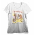 thumbnail image 3 of Wizard Of Oz Yellow Brick Road Vintage Shot Women's Vivid White Crew Neck Short Sleeve Crop Tee-Medium, 3 of 5