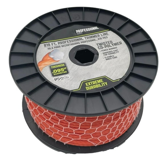 Master Mechanic PRO 819 ft x .095 in Professional Jacketed Universal Trimmer Line for Weedeater | Replacement for DWO1DT801, DWO1DT802, DWO1DT915 and More | Weed Eater String | 1 Pack