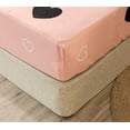 thumbnail image 5 of Fitted sheet 90x200cm pink love pattern girl's bed sheet, 5 of 5