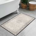 thumbnail image 4 of Washable Vintage Kitchen Mat 31"x20" Non Slip Soft Plush Low Profile Kitchen Rug, Distressed Medallion Oriental Style Sink Mat for Laundry Room Bedroom Office, 4 of 6