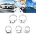 thumbnail image 4 of Fixed 50PCS Multi Size 8mm-29mm Stainless Steel Hoop Clamp Automotive Pipes Clip Fixed Tool Accessory, 4 of 7