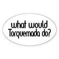thumbnail image 1 of CafePress - Torquemada Oval Sticker - Sticker (Oval), 1 of 1