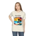 thumbnail image 6 of Paradise Unisex Jersey Short Sleeve Tee Beach Palms Ocean, 6 of 8