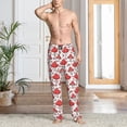 thumbnail image 2 of Fotbe Amanita Red Mushroom Pantalones de Pijama para Hombre, Pantalones de Dormir, Pantalones de Casa con Cintura Ajustable y Bolsillos-X-Large, 2 of 6