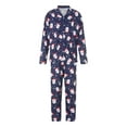 thumbnail image 2 of Nituyy Family Matching Christmas Pajamas Sets Long Sleeve Sleepwear Xmas Plaid Pjs Set for Couples Women Men, 2 of 10