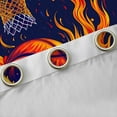 thumbnail image 4 of Manfei Basketball Sports Black Out Curtains,Ball Game Gaming Curtains Pack of 2 (42x63 Each),Deepblue Orange Bedroom Curtains For Boys Teens,Ultra Soft Home Decor, 4 of 6